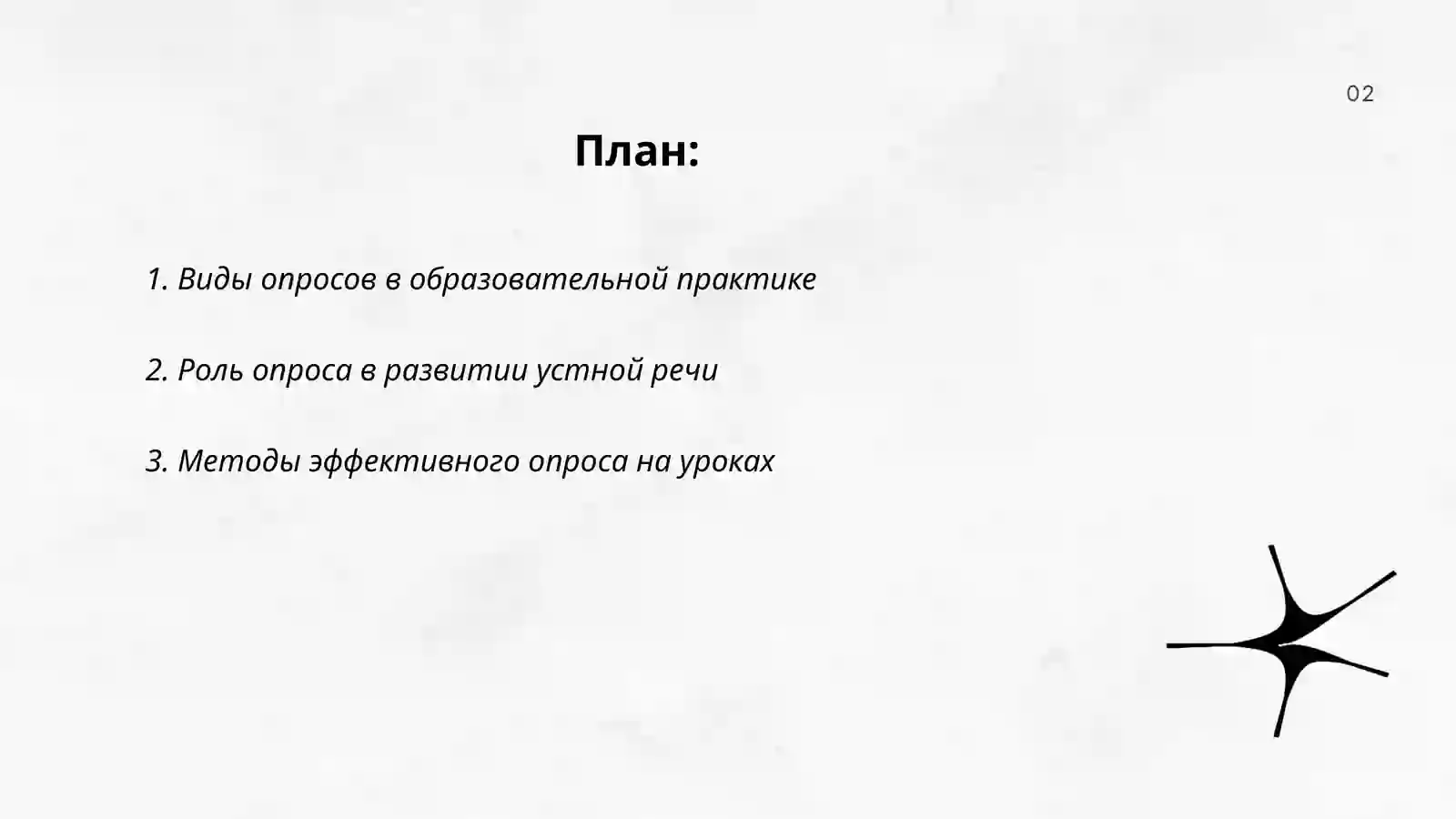 Опрос как средство устной речи учащихся 2