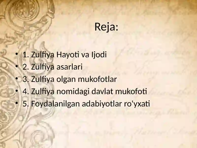 Zulfiya Hayoti va Ijodi 2