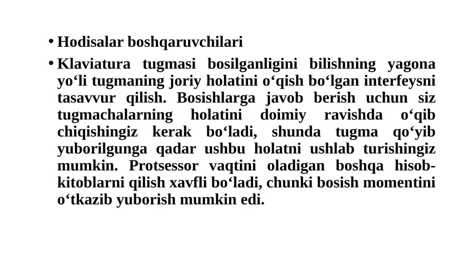 5-Mavzu.Istisno holatlar.Kolleksiyalar bilan ishlashinterfeyslari 2