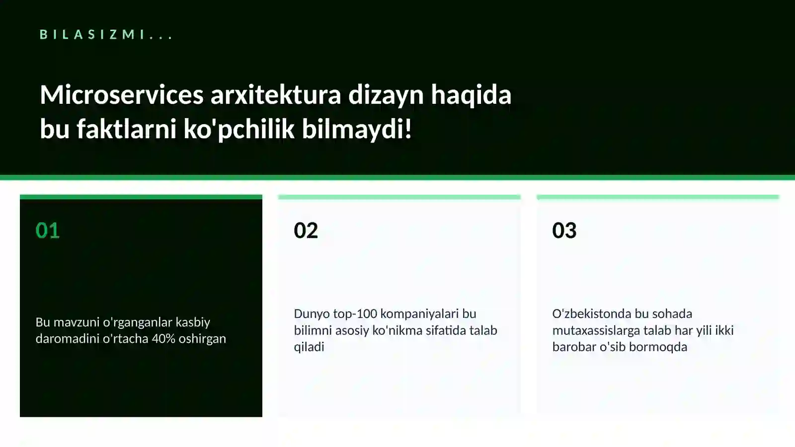 Microservices arxitektura dizayn 2