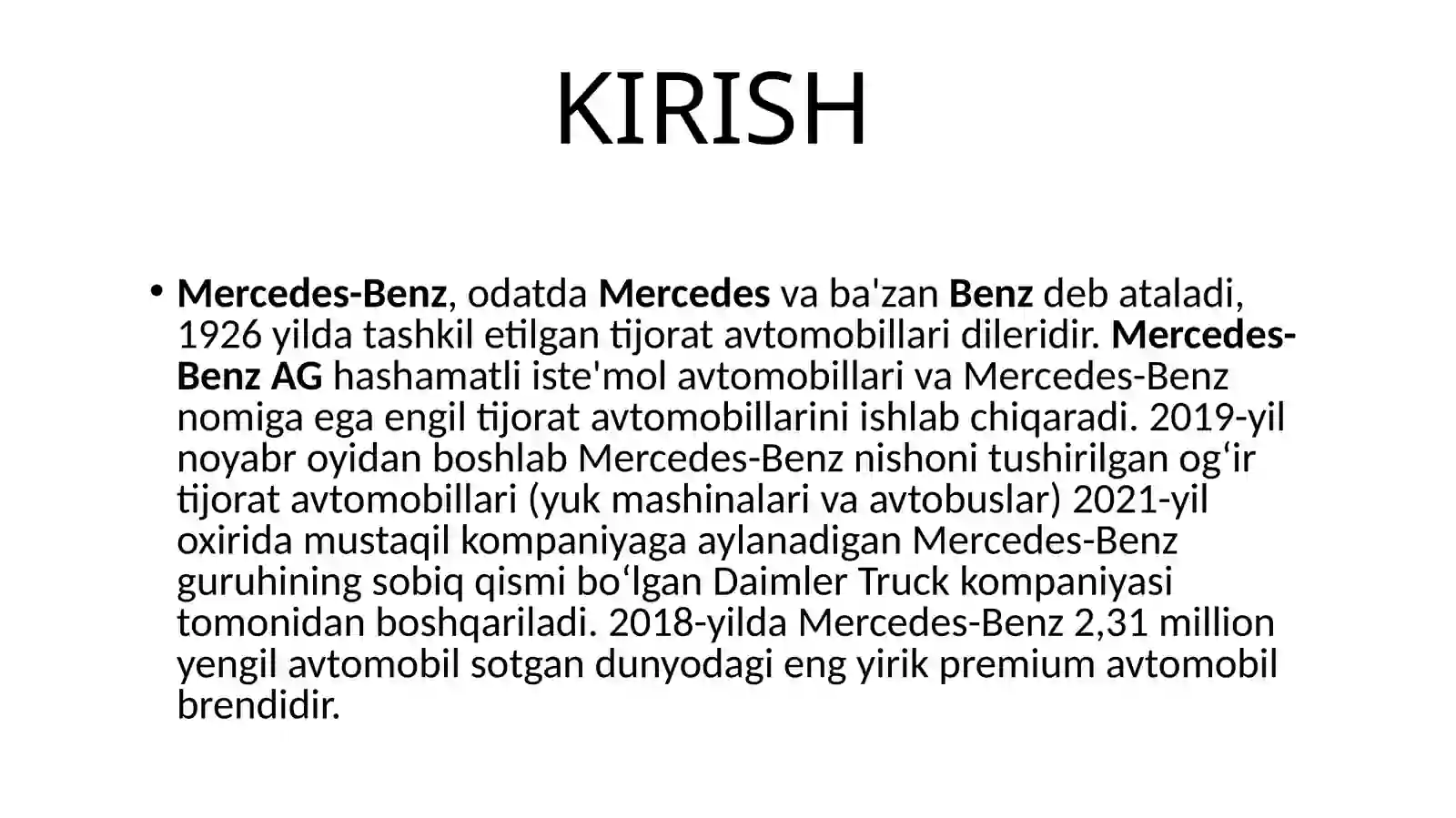 Mersedes Benz 2