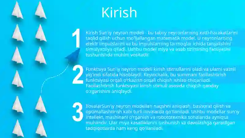Sun'Iy Neyron Modeli 2