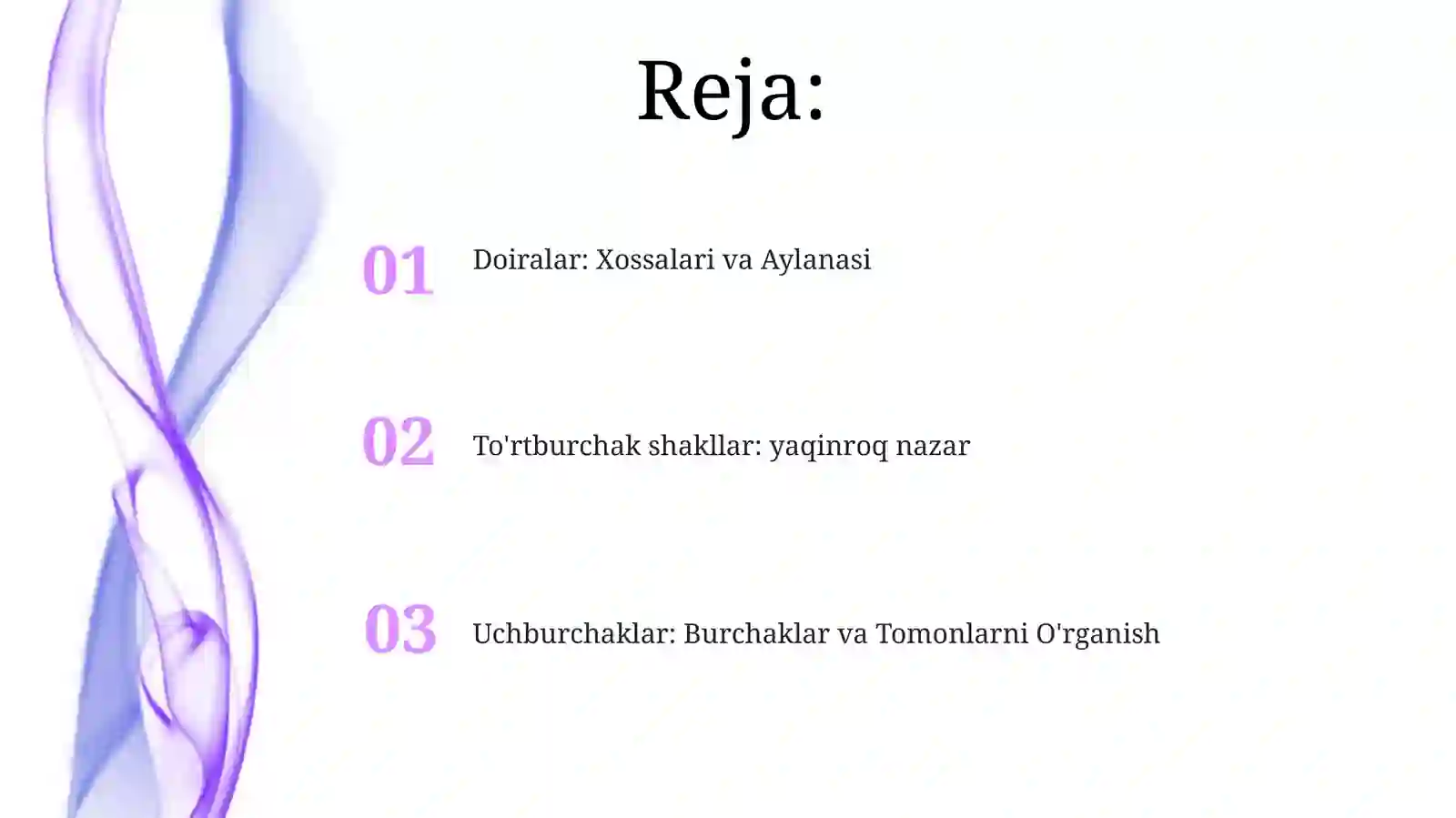 Uchburchak xossalari 2
