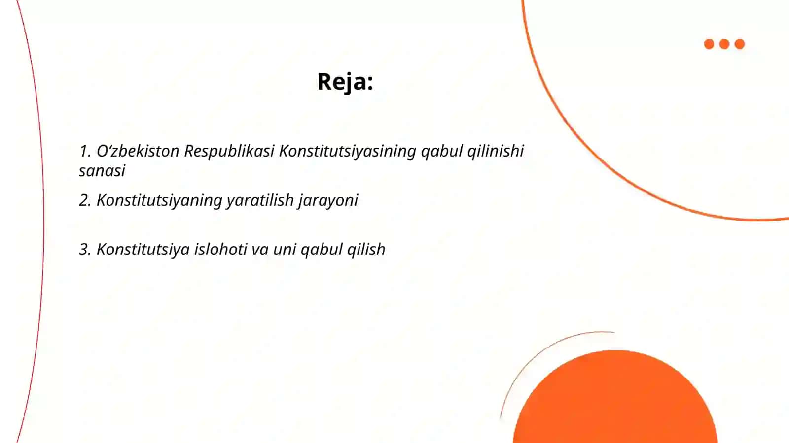 Oʻzbekiston Respublikasi Konstitutsiyasining qabul qilinishi va uning tarixiy ahamiyati 2