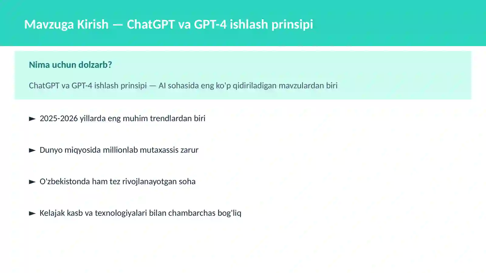 GENERATIVE AI VA LLM 2