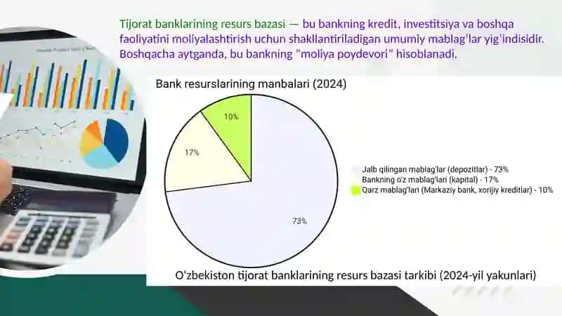 Tijorat banklari resurs bazasi, manbalari va mustahkamlash yo'llari 2