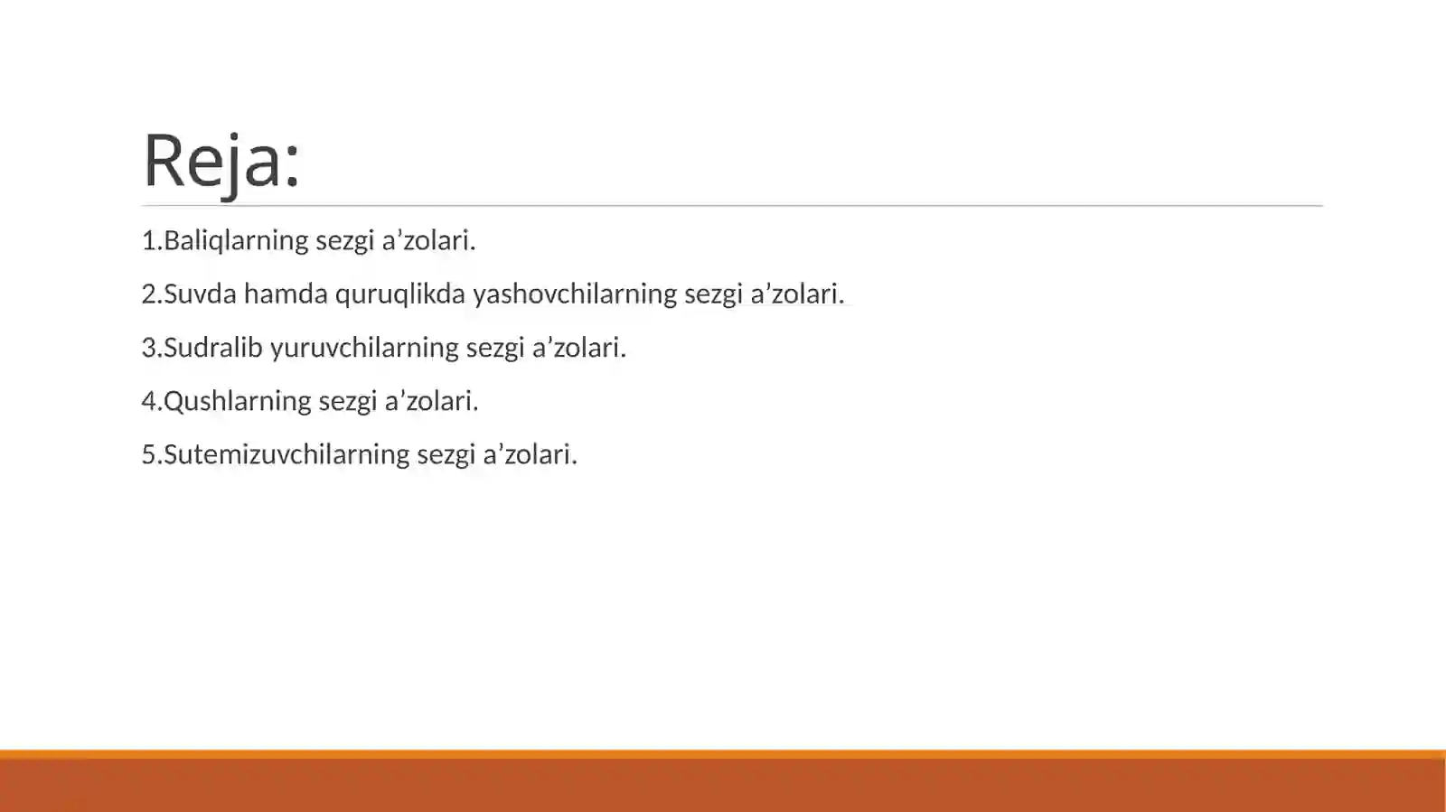 Baliqlarning sezgia’zolari 2