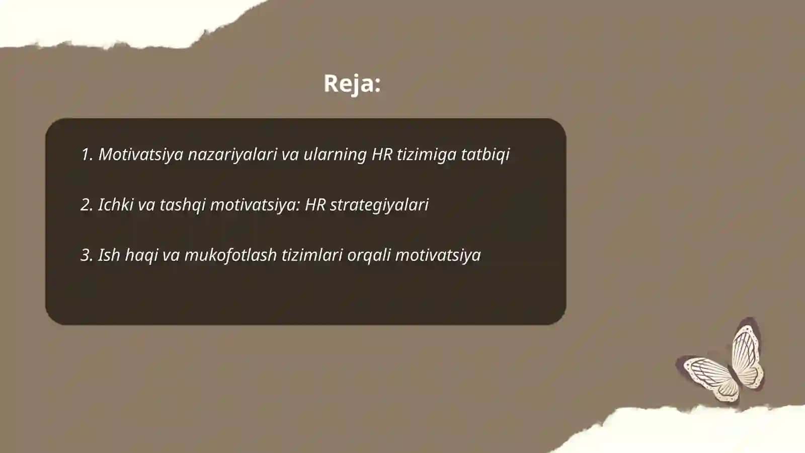Motivatsiya nazariyalari HRda 2