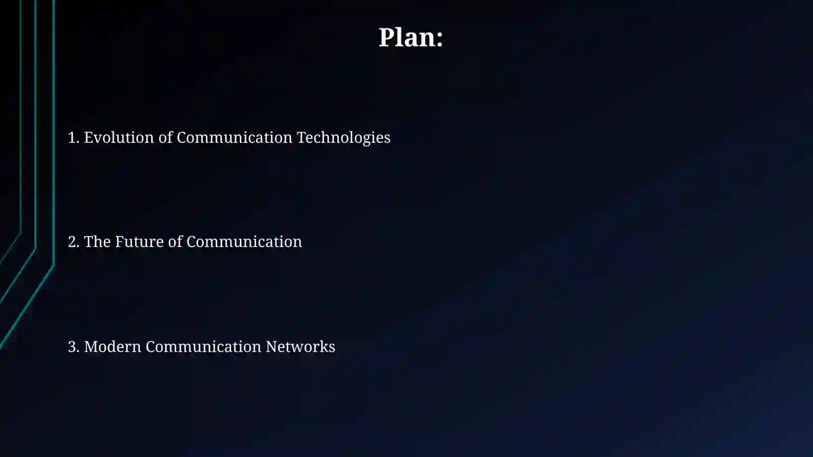 Communications technology 2