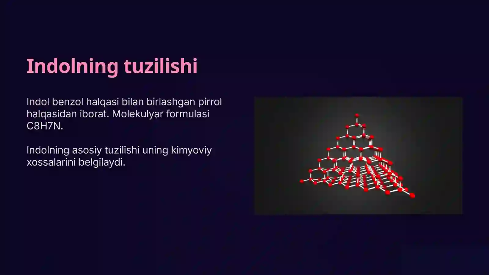 Indol va uning hosilalari 2