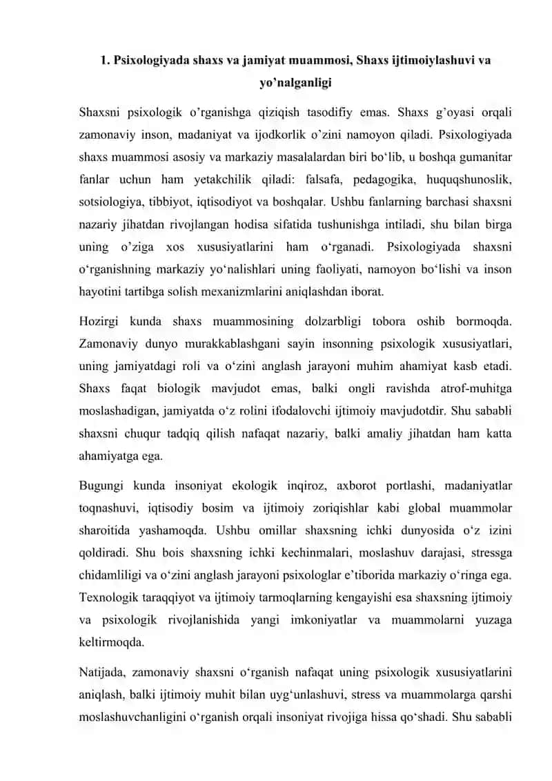 Psixik holatlar 2