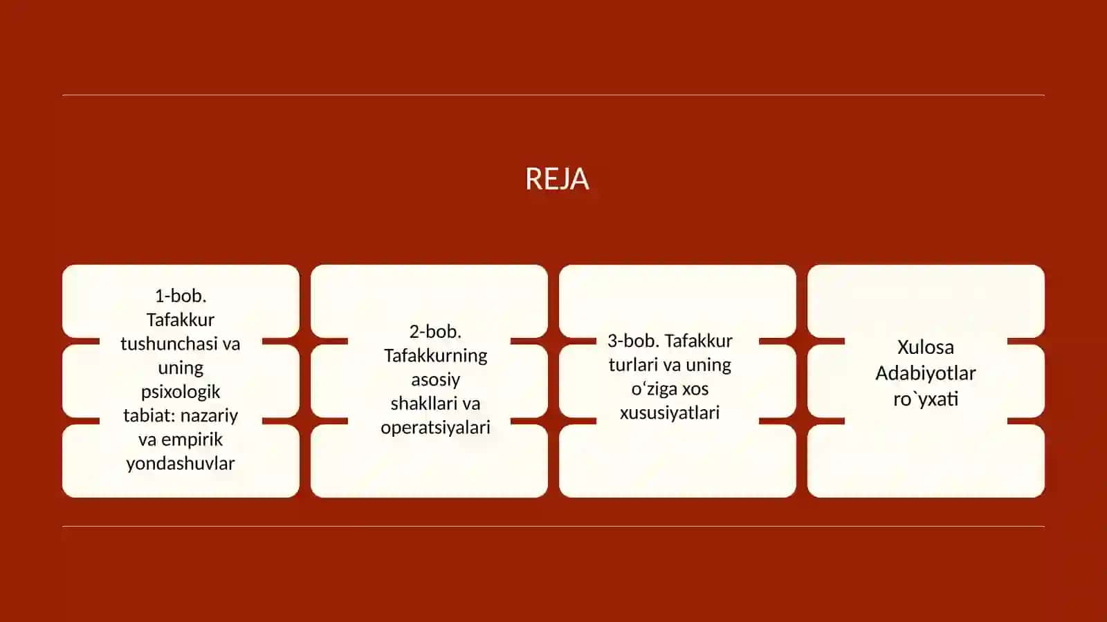TAFFAKUR ASOSIY TUSHUNCHALARI VA XUSUSIYATLARI 2