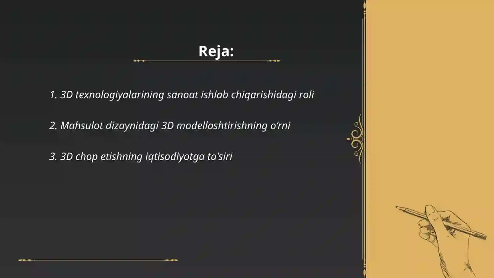 3D texnologiyalari rivojlanishining iqtisodiyotga ta'siri 2