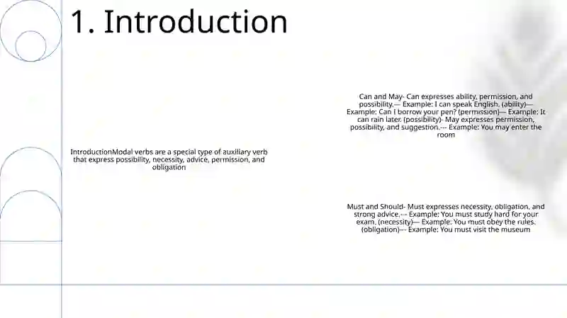 Modal Verbs 2