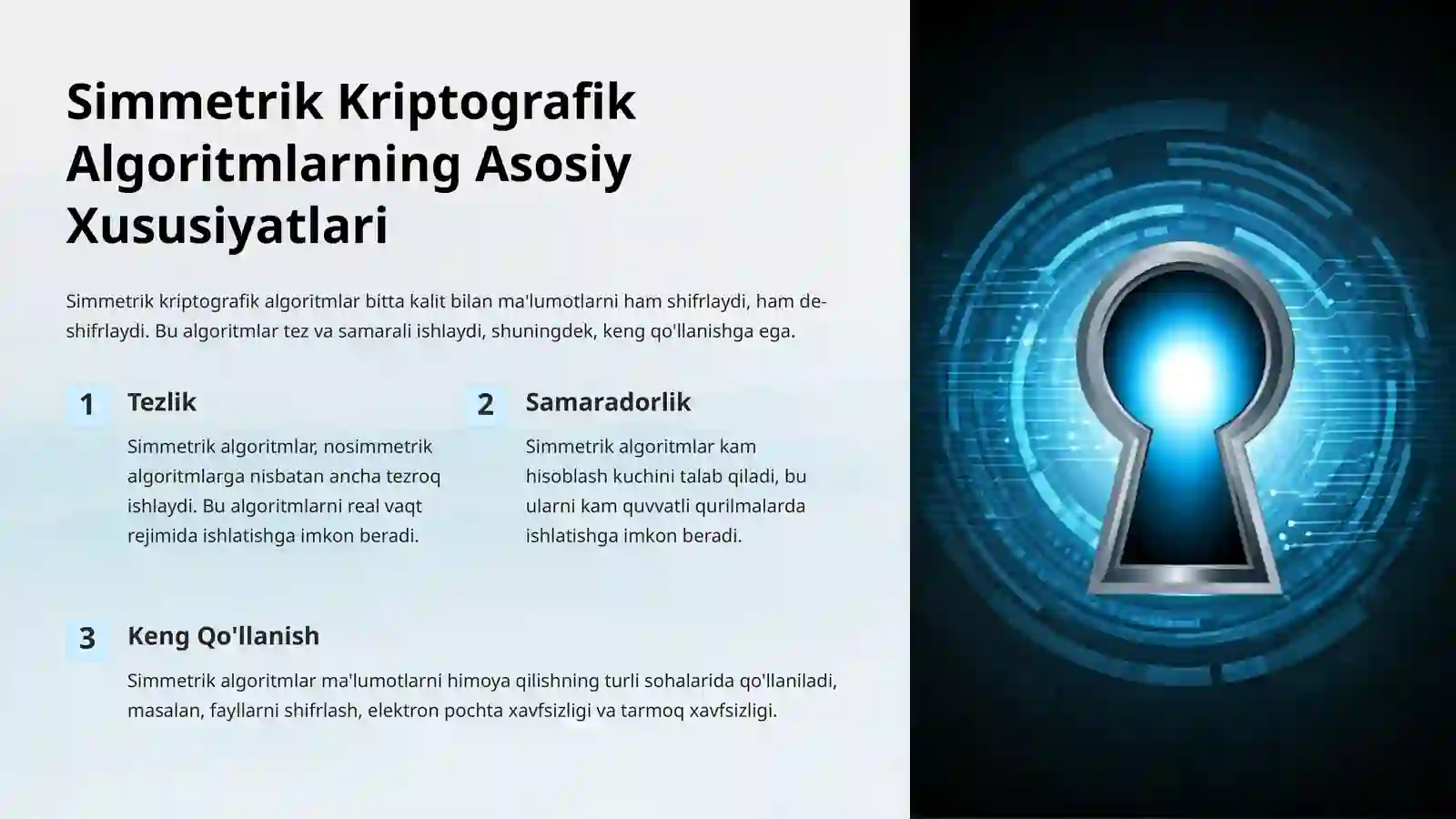 Simmetrik Kriptografik Algoritmlar 2