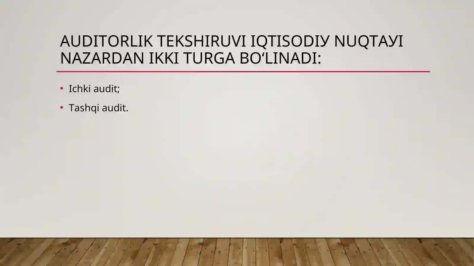 Ichki аudit 2