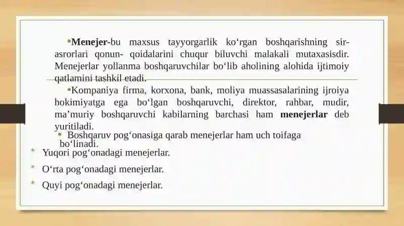 Zamonaviy menejer 2