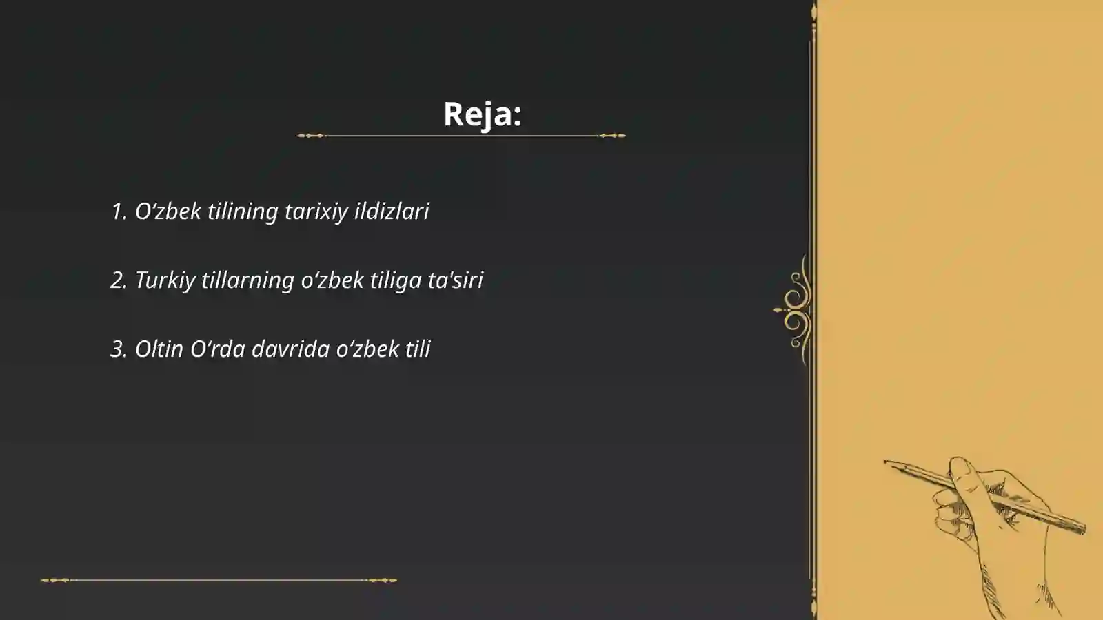 Oʻzbek tilining tarixiy ildizlari 2
