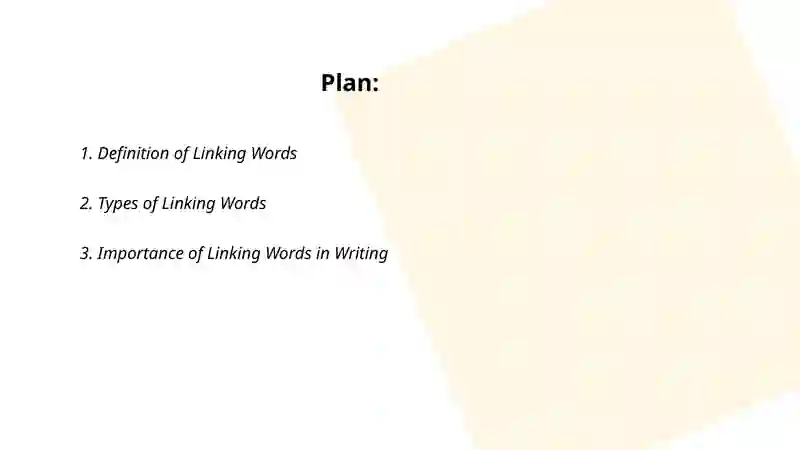 Linking words 2