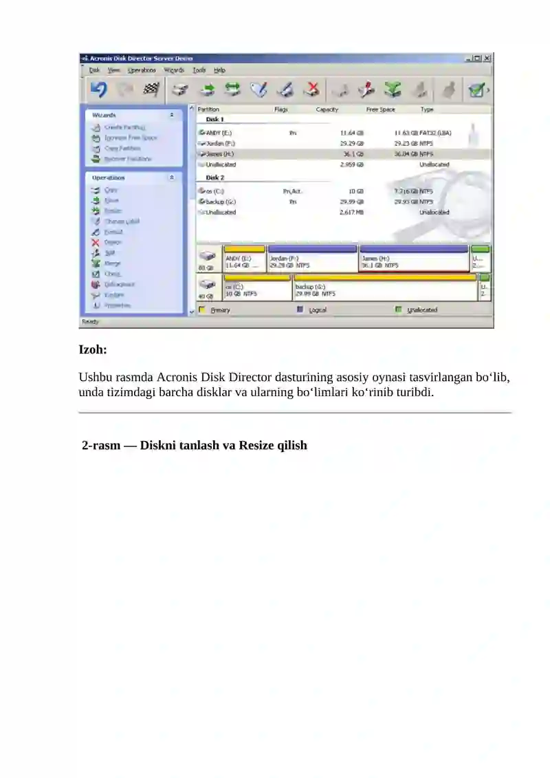 Acronis Disk Director 2