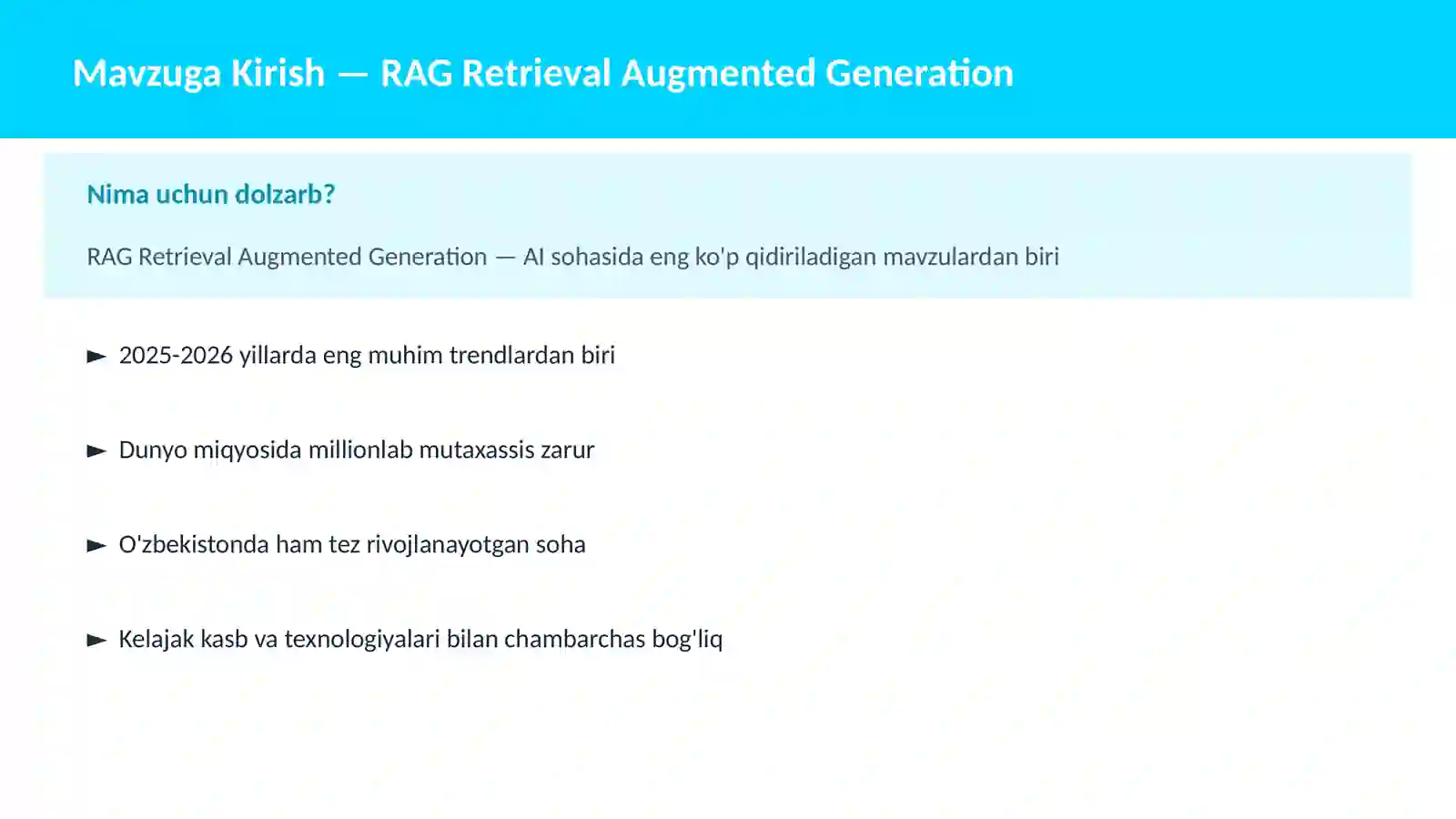 AI | GENERATIVE AI VA LLM 2