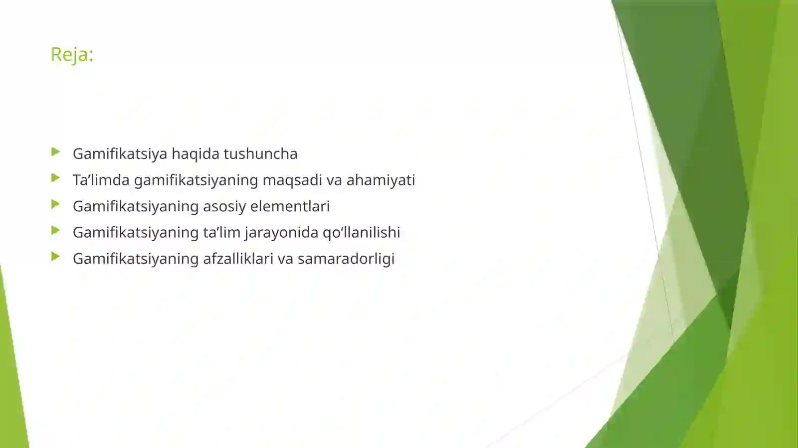 Gamifikatsiya— ta’limni o‘yinga aylantirish 2