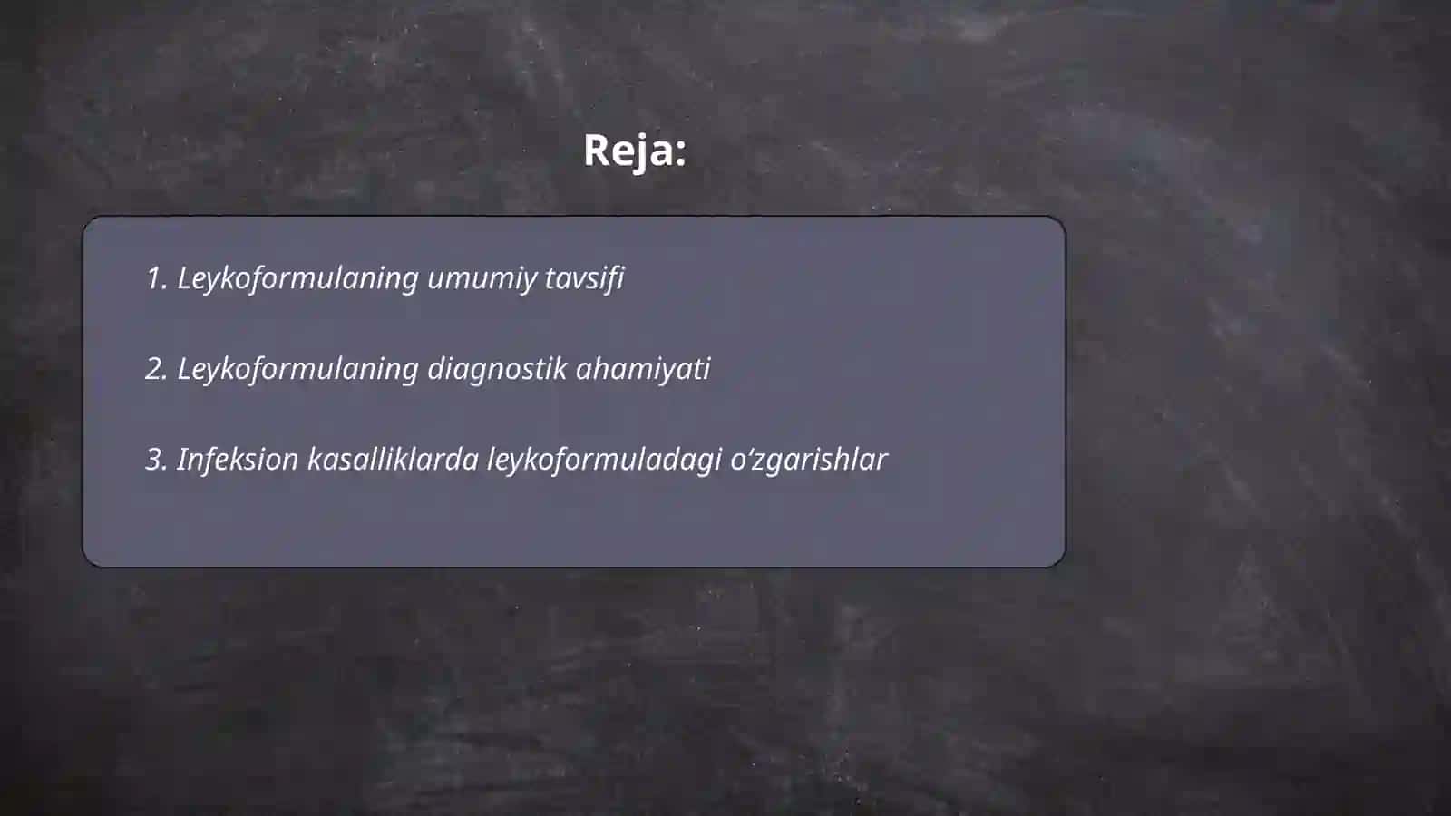 Leykoformula.Turli xil kasalliklarda leykoformuladagi oʻzgarishlar va uning diagnostik ahamiayati 2