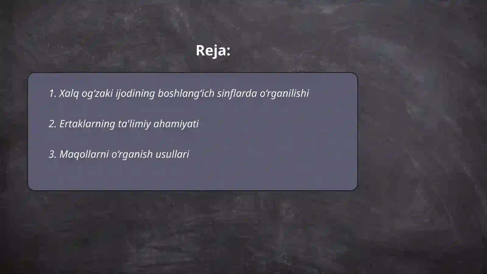Boshlang‘ich sinfda xalq og‘zaki ijodi ustida ishlash yuzasidan metodik tavsiyalar ishlab chiqish (3–4-sinflar) 2