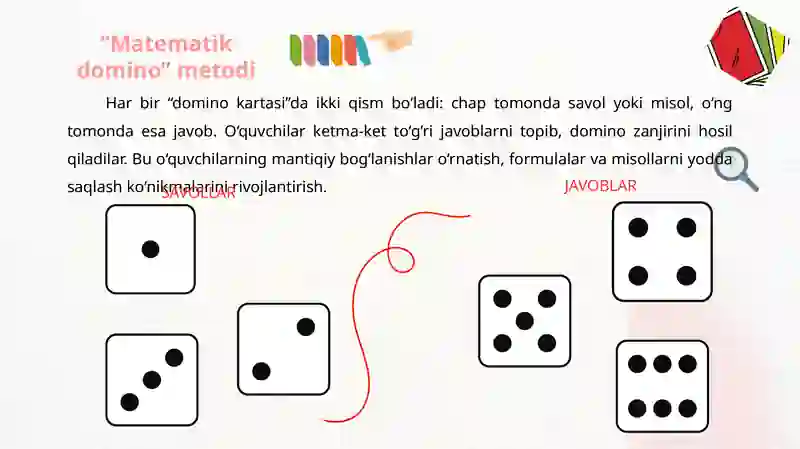 Matematik domino metodi 2