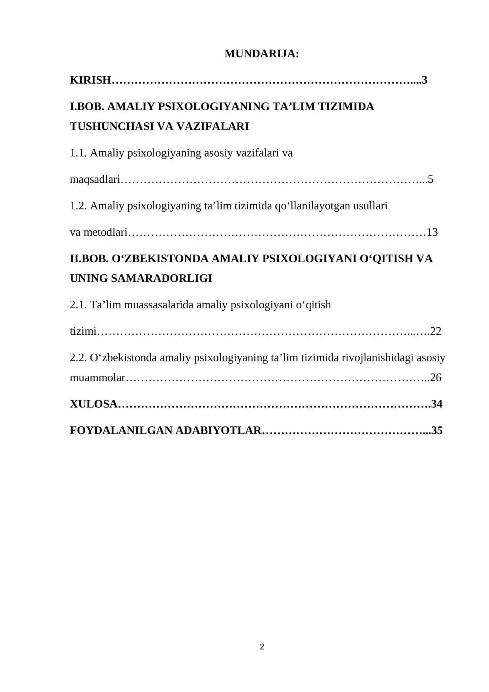 O‘ZBEKISTONDA AMALIY PSIXOLOGIYANI TA’LIM TIZIMIDA RIVOJLANISHI 2