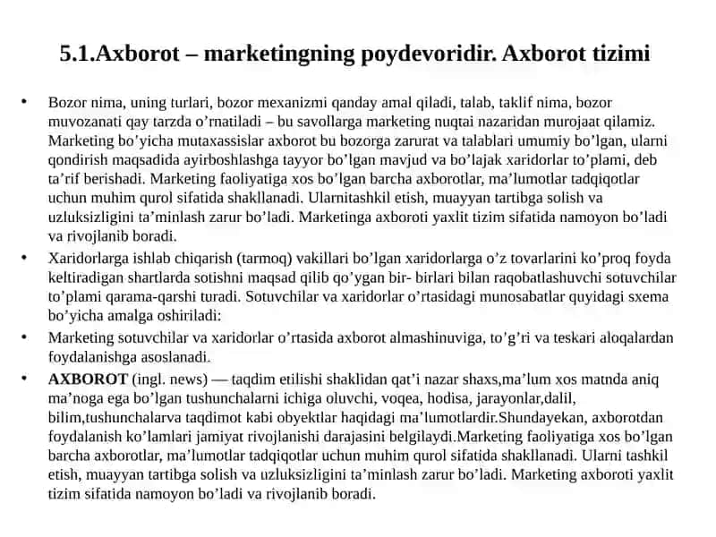 BIZNESNI RIVOJLANTIRISHNING AXBOROT MANBALARI BILAN TA’MINLASH USULLARI 2