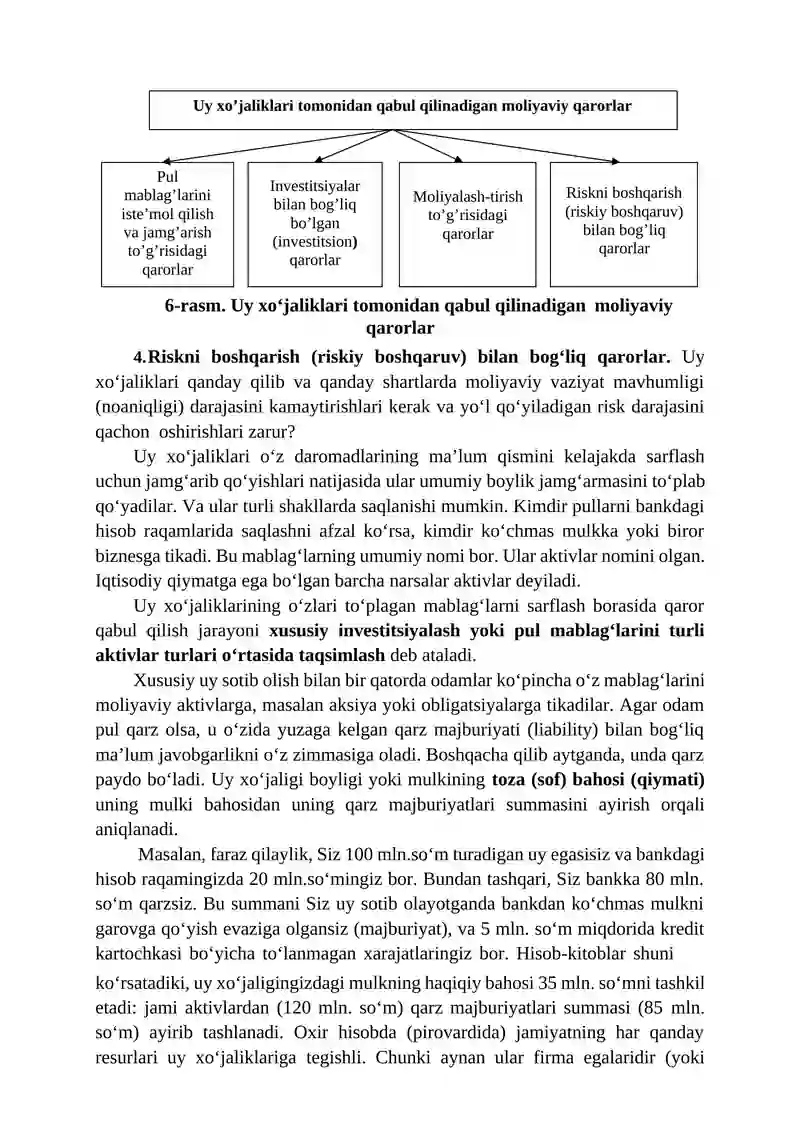 ZAMONAVIY MOLIYAVIY QARORLAR 2