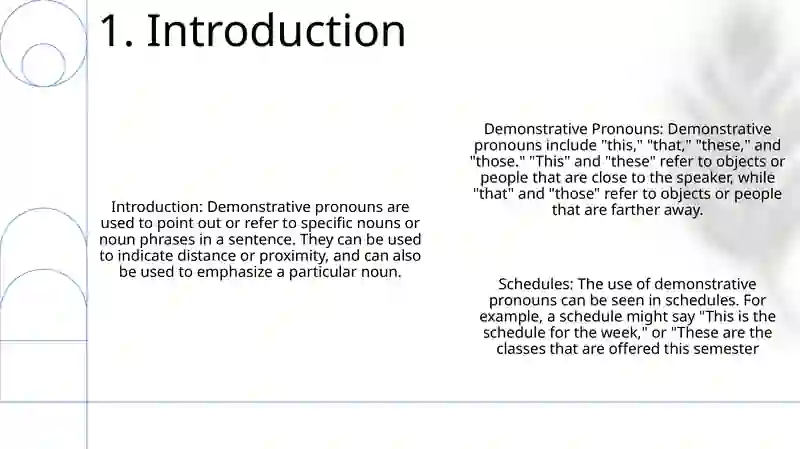 Demonstrative Pronouns 2