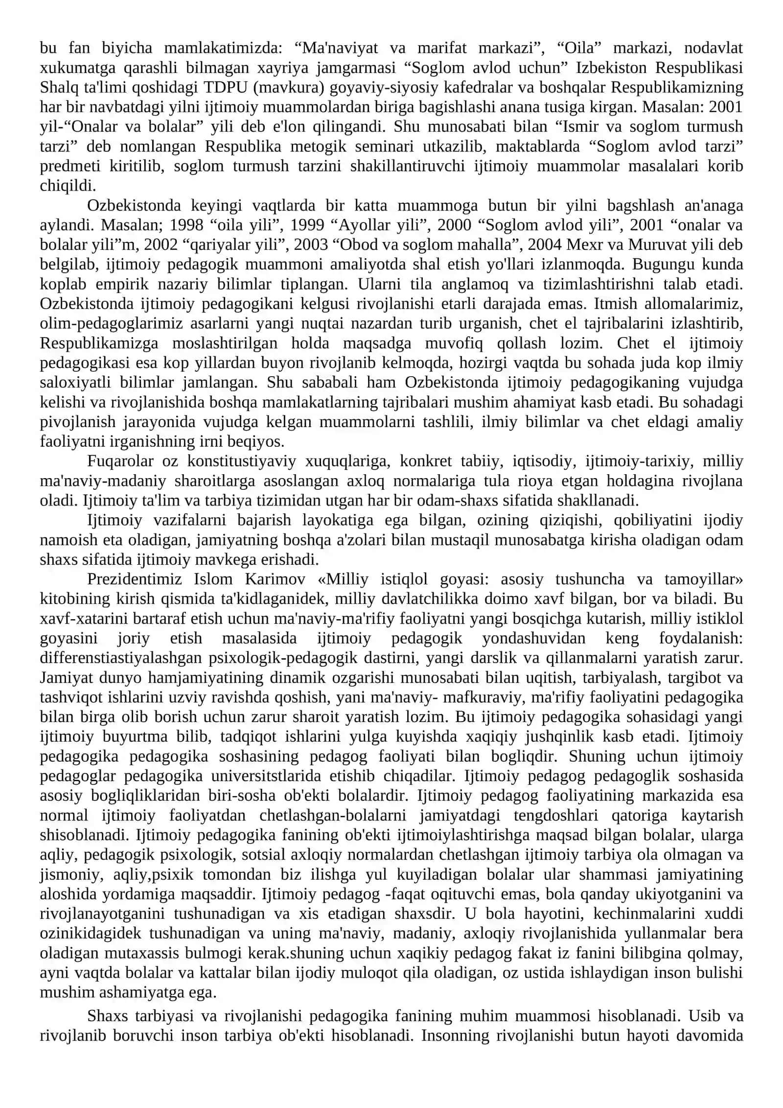 Ozbek xalq pedagogikasi va islom ta'limotida ijtimoiy-pedagogik g’oyalar 2