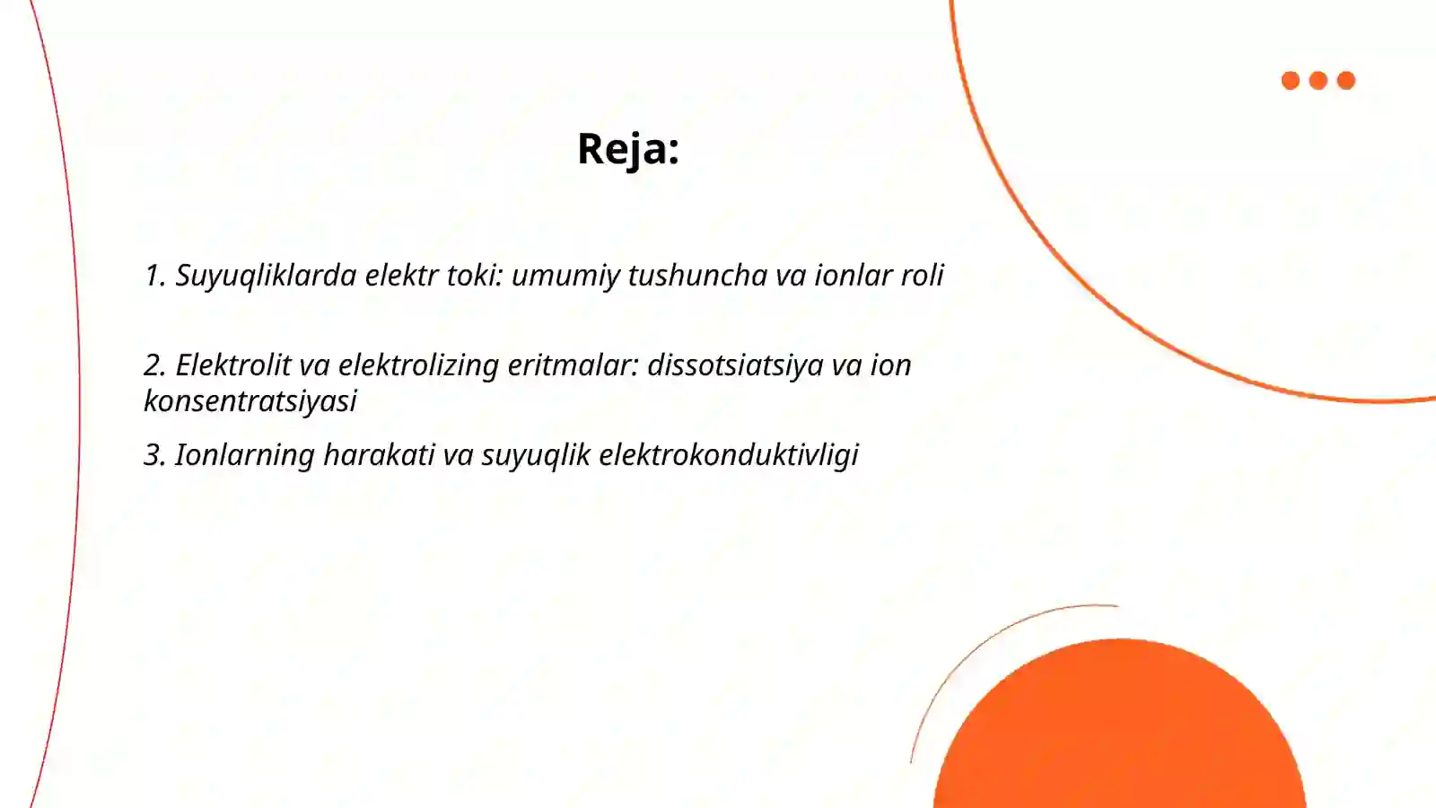 Suyuqliklarda elektr toki 2