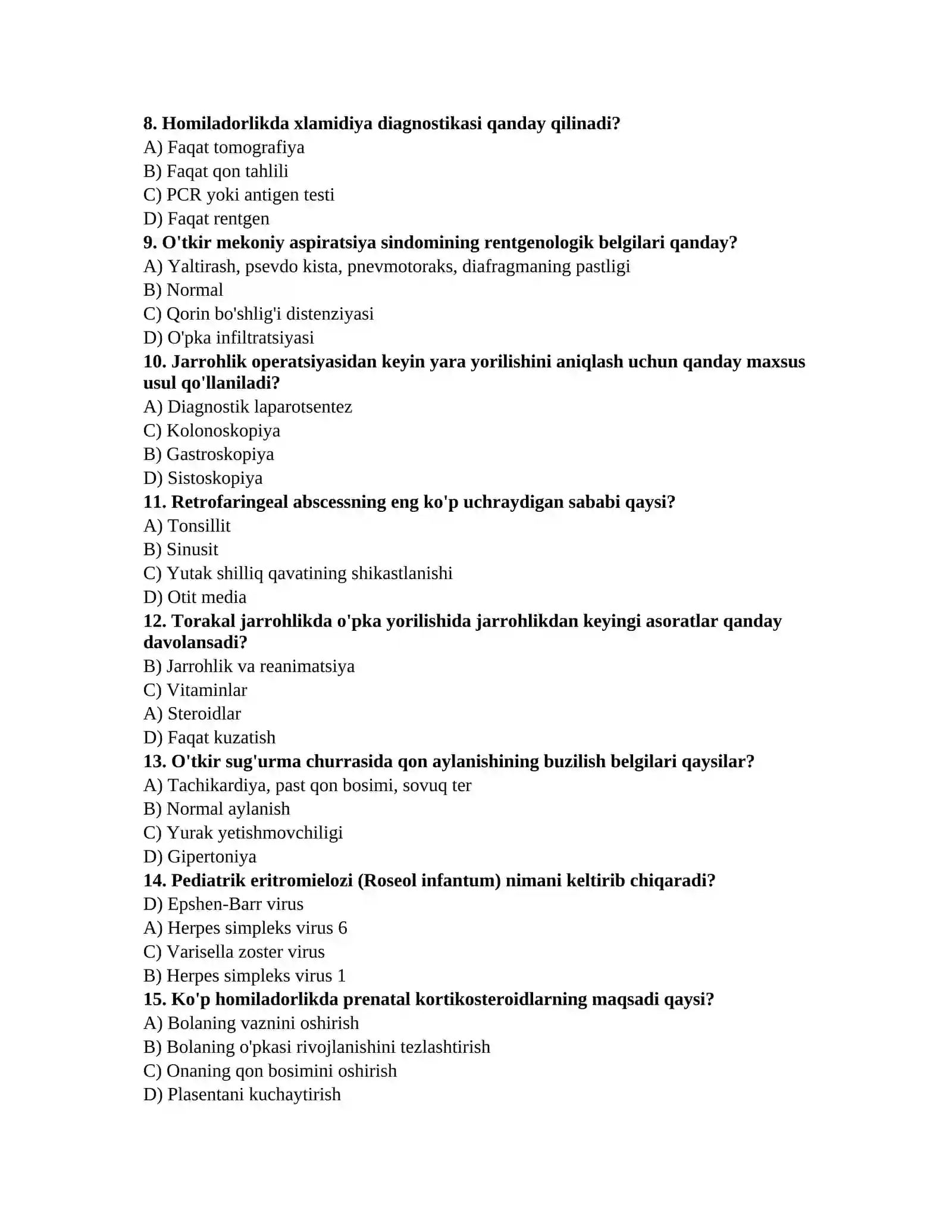 Klinik laboratoriya diagnostika testi 2