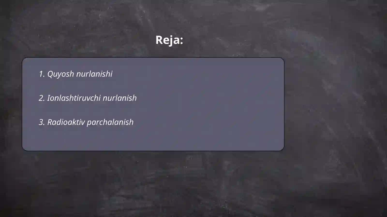 Quyosh Nurlanishi 2