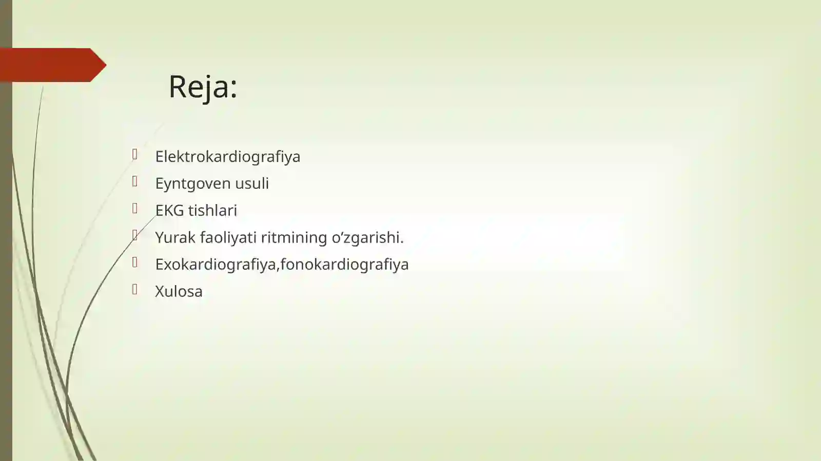 Yurak faoliyatini tekshirish usullari 2