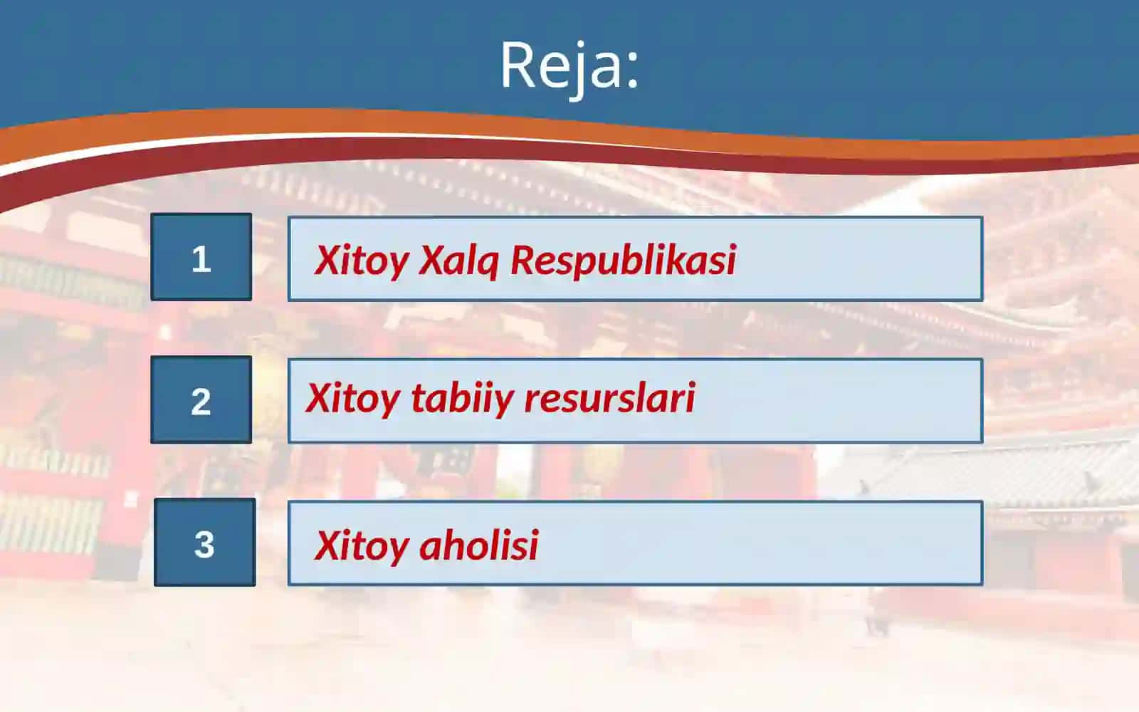 Xitoy Xalq Respublikasi tabiiy-demografik salohiyati 2