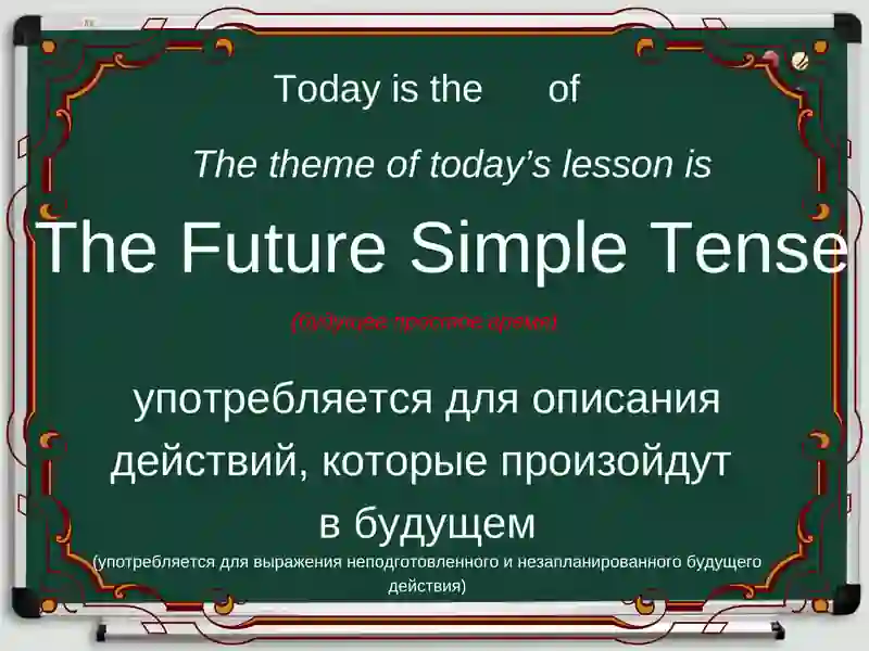 The Future Simple Tense 2