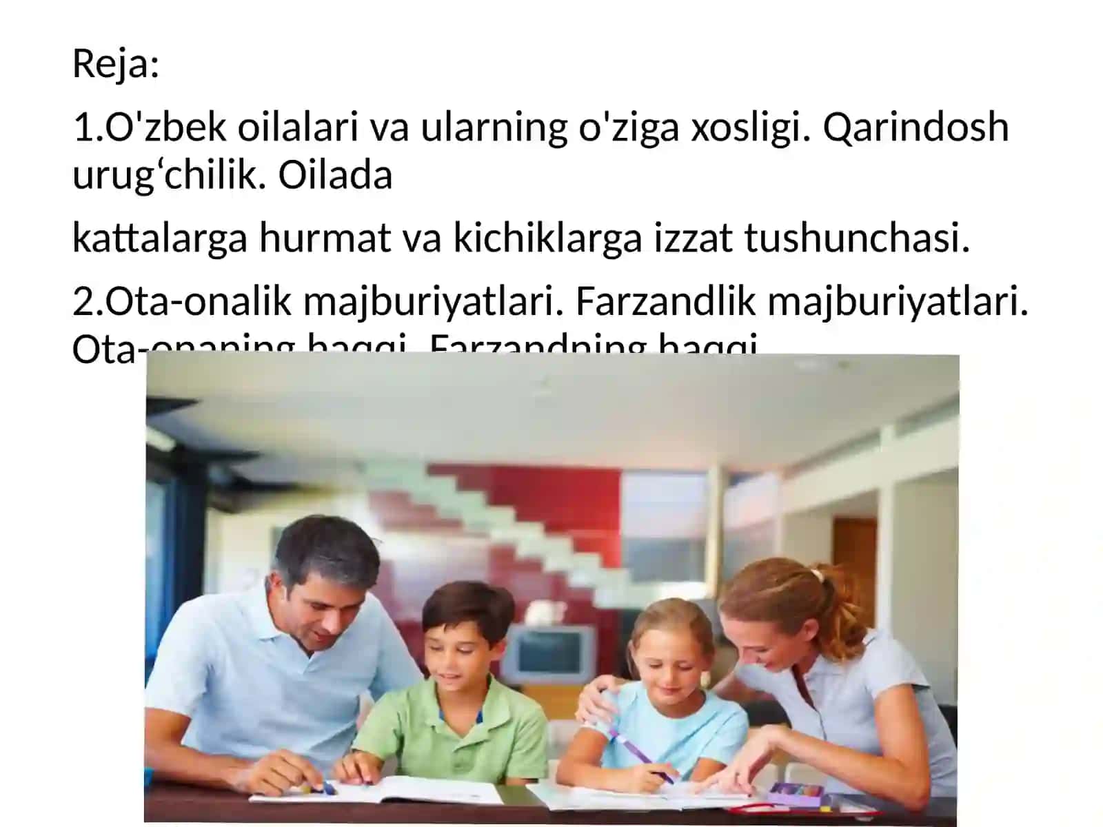 OILA TARBIYASI 2