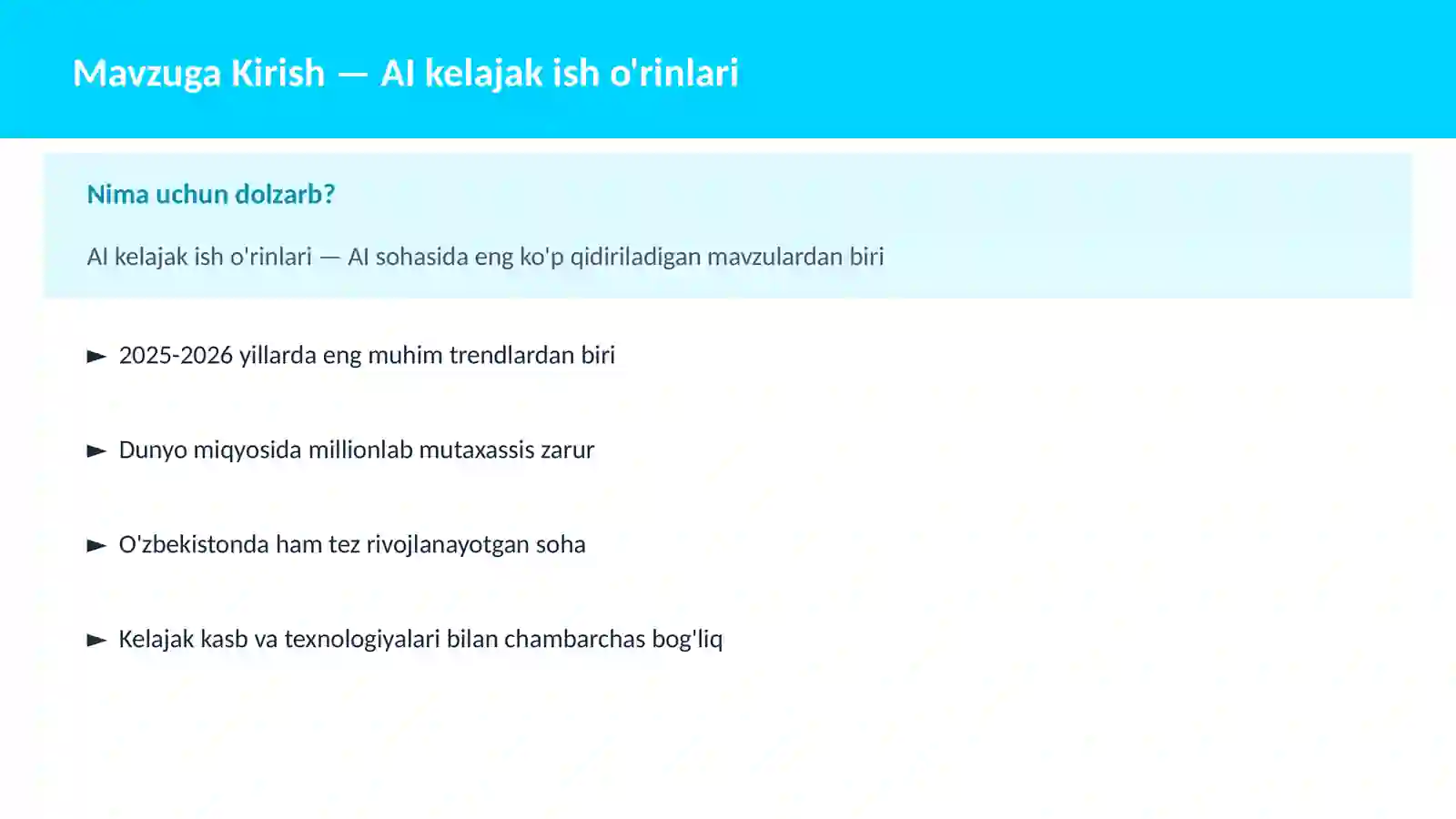 AI AMALIY SOHALARDA 2