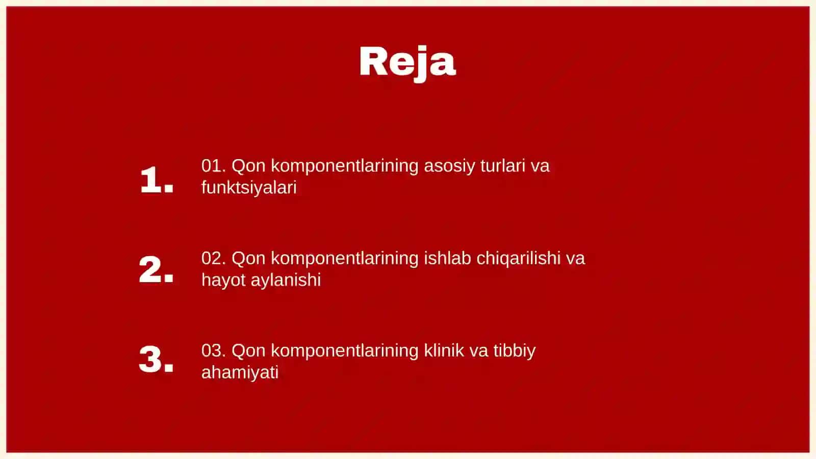 Qon komponentlari 2