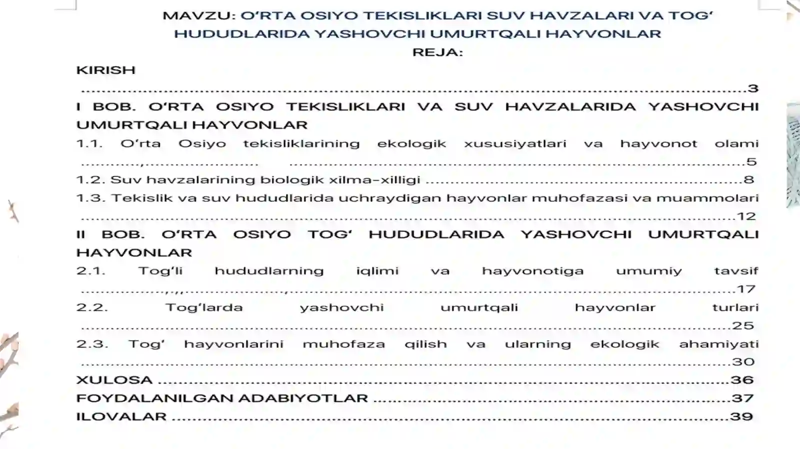 Baliqlar sinfi 2