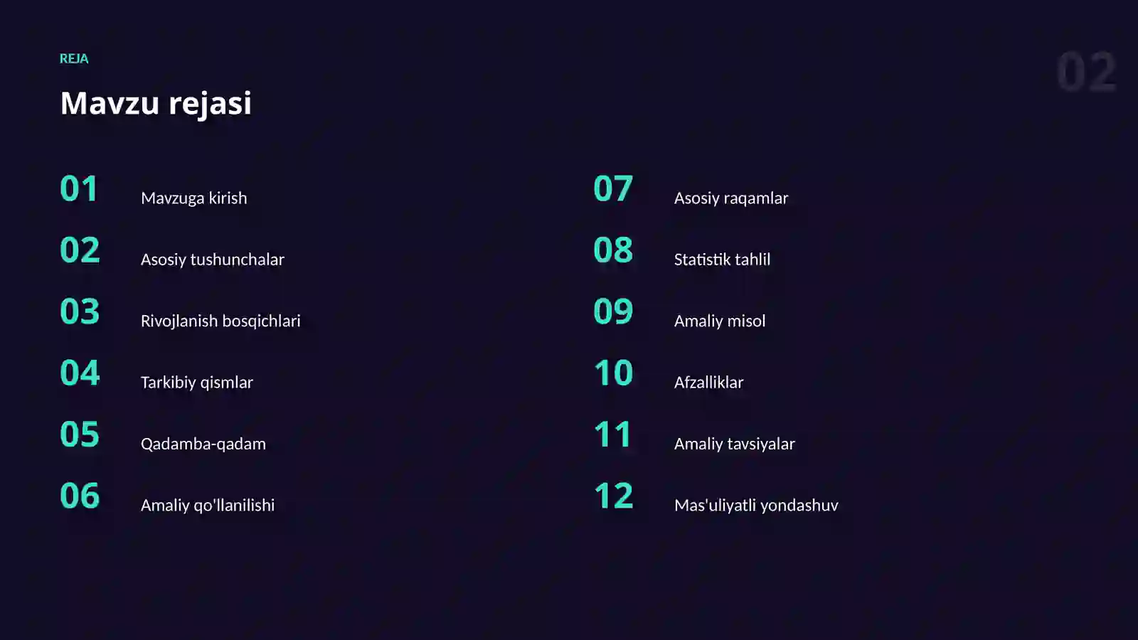 Namuna olish — qadamba-qadam 2