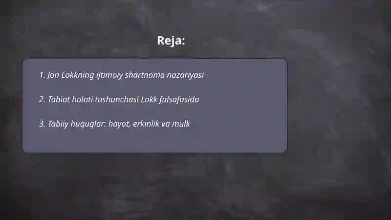 Jon Lokkning siyosiy falsafiy qarashlari 2
