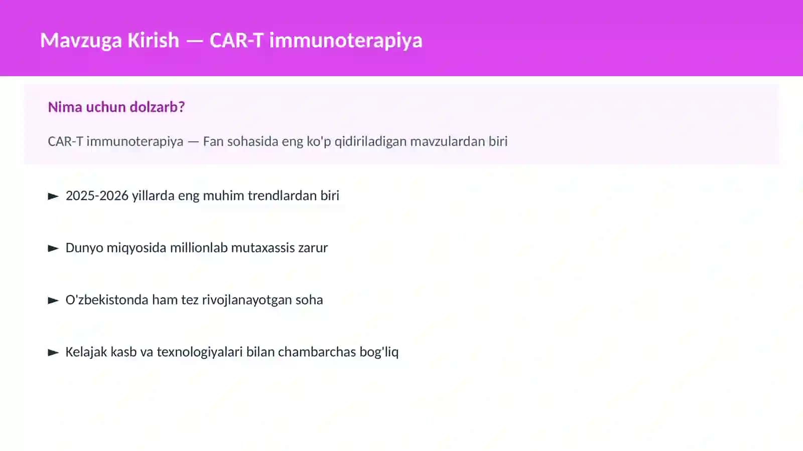 CAR-T immunoterapiya 2