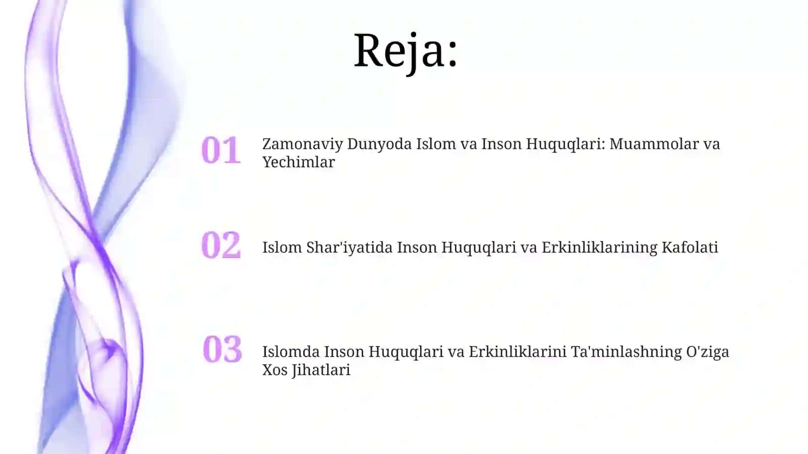 Islomda Inson Huquqlari va Erkinliklarini Ta'minlashning O'ziga Xos Jihatlari 2