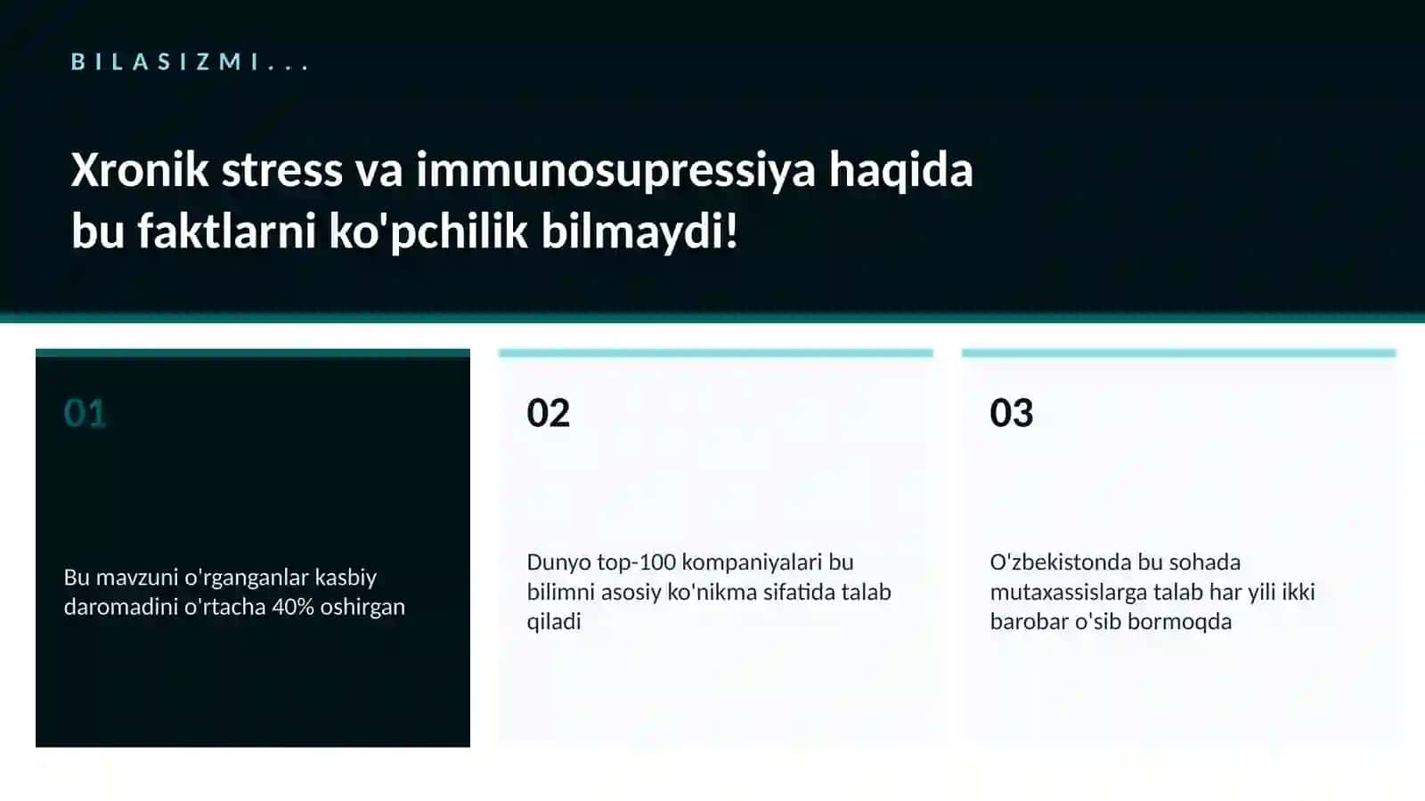 Xronik stress va immunosupressiya 2
