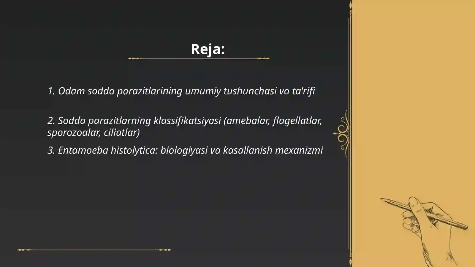 Odam sodda parazitlari 2